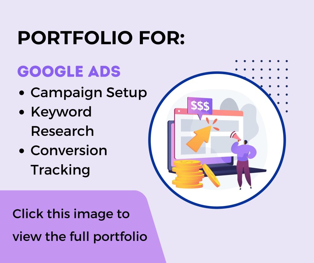 Google Ads Portfolio Image for Golam Mourshed Portfolio website. Golam Mourshed is a Professional digital marketer and SEO Expert.